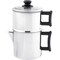 Shetler's Non-Electric Drip Coffee Maker, Classic Manual Coffee Brewing, Durable Stainless Steel, Perfect for Camping, Outdoors and Home Use